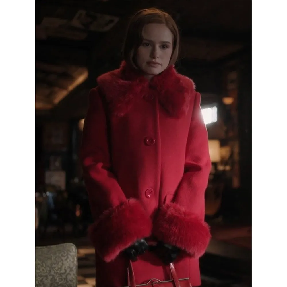 Riverdale Season 7 Madelaine Petsch Red Coat