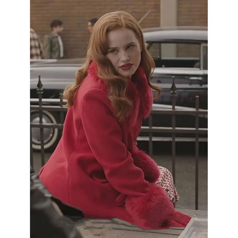 Riverdale Season 7 Madelaine Petsch Red Coat