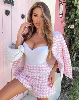 Shalia Pink Two Piece Set