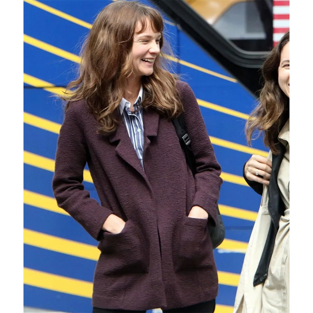 She Said Carey Mulligan Coat