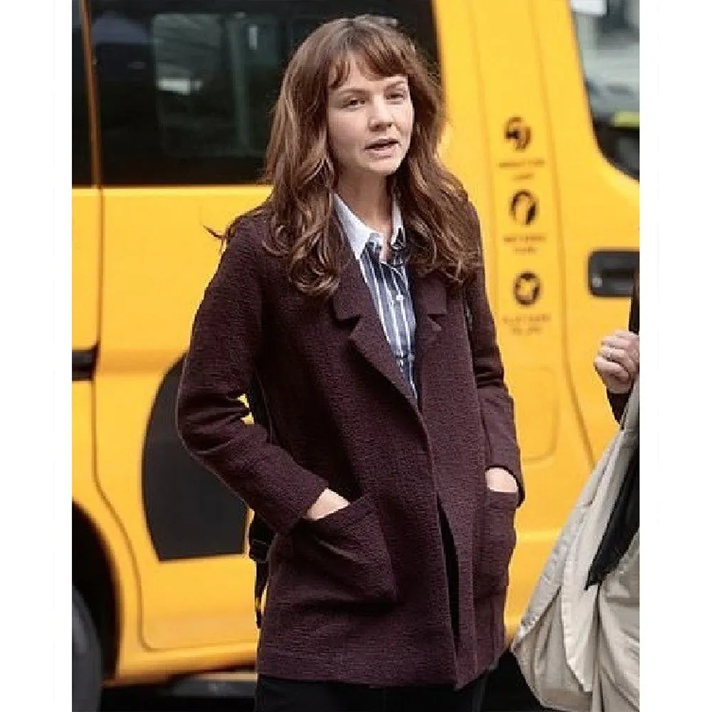 She Said Carey Mulligan Coat