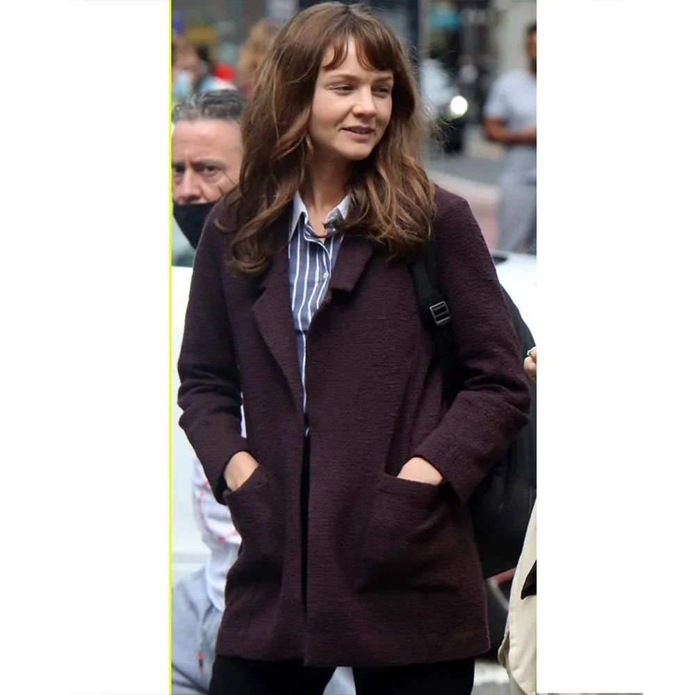 She Said Carey Mulligan Coat