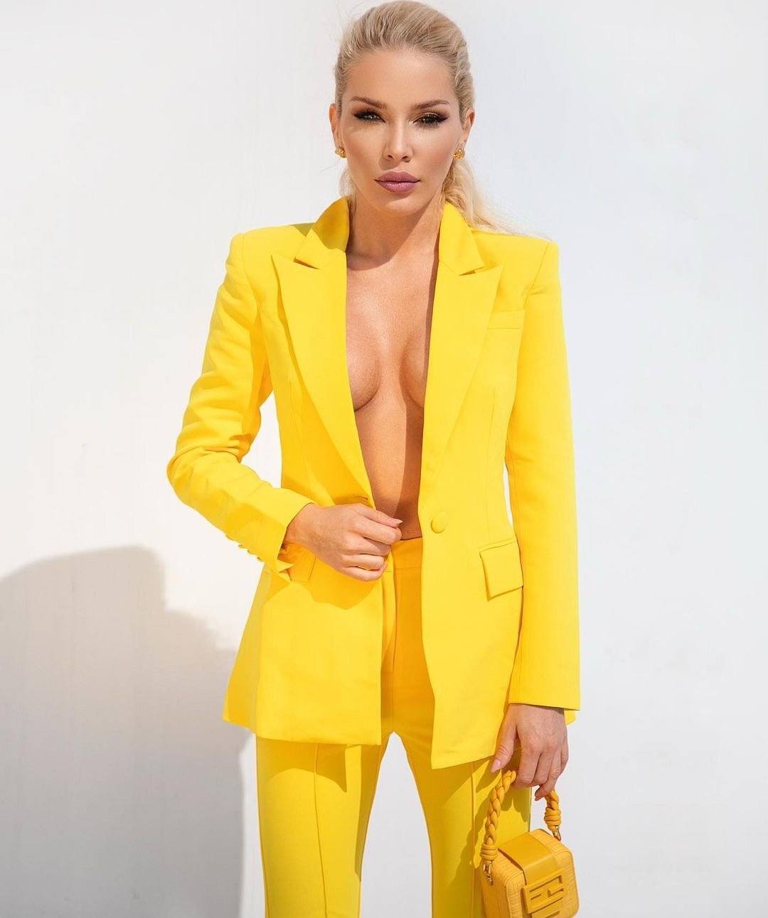 Shirley Yellow Two Piece Set