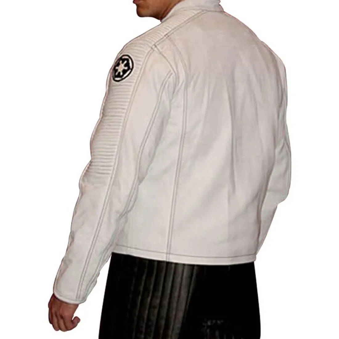 Star Wars Stormtrooper White Leather Jacket - Famous Jackets