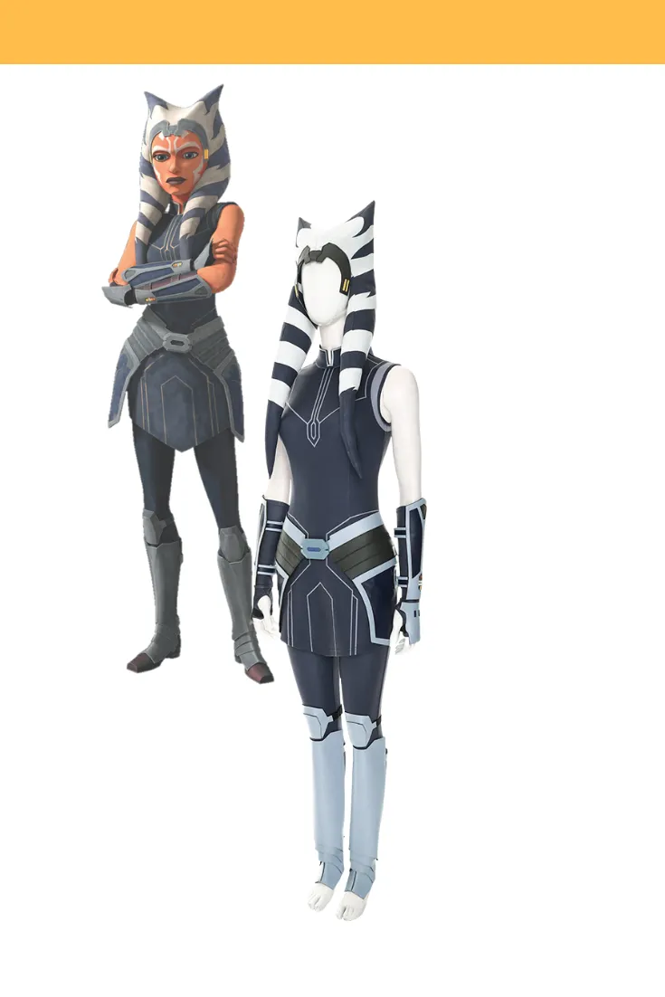 Star Wars The Clone Wars Ahsoka Tano Cosplay Costume