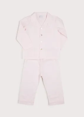 Striped Chest Pocket Pyjamas in Pink (12mths-10yrs)