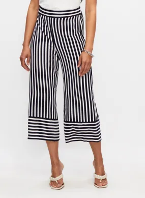 Striped Culotte Pants