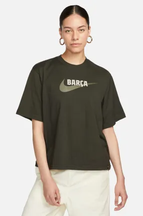 T-shirt green Bara Nike - Women