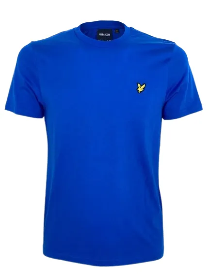 T-SHIRT UOMO BLU ELETTRICO 100% COTONE