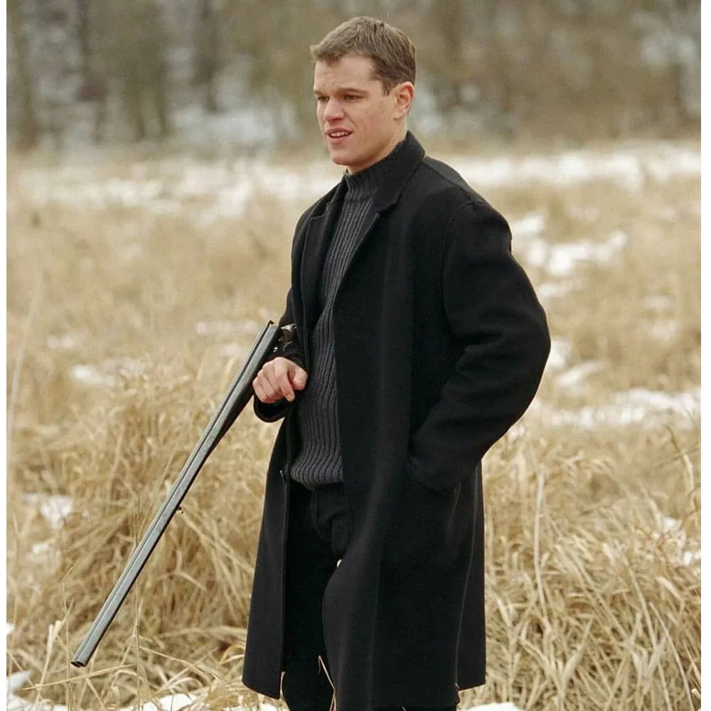 The Bourne Supremacy Matt Damon Wool Coat