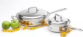 The Essentials Stainless Steel Two Piece Cookware Set Made in USA