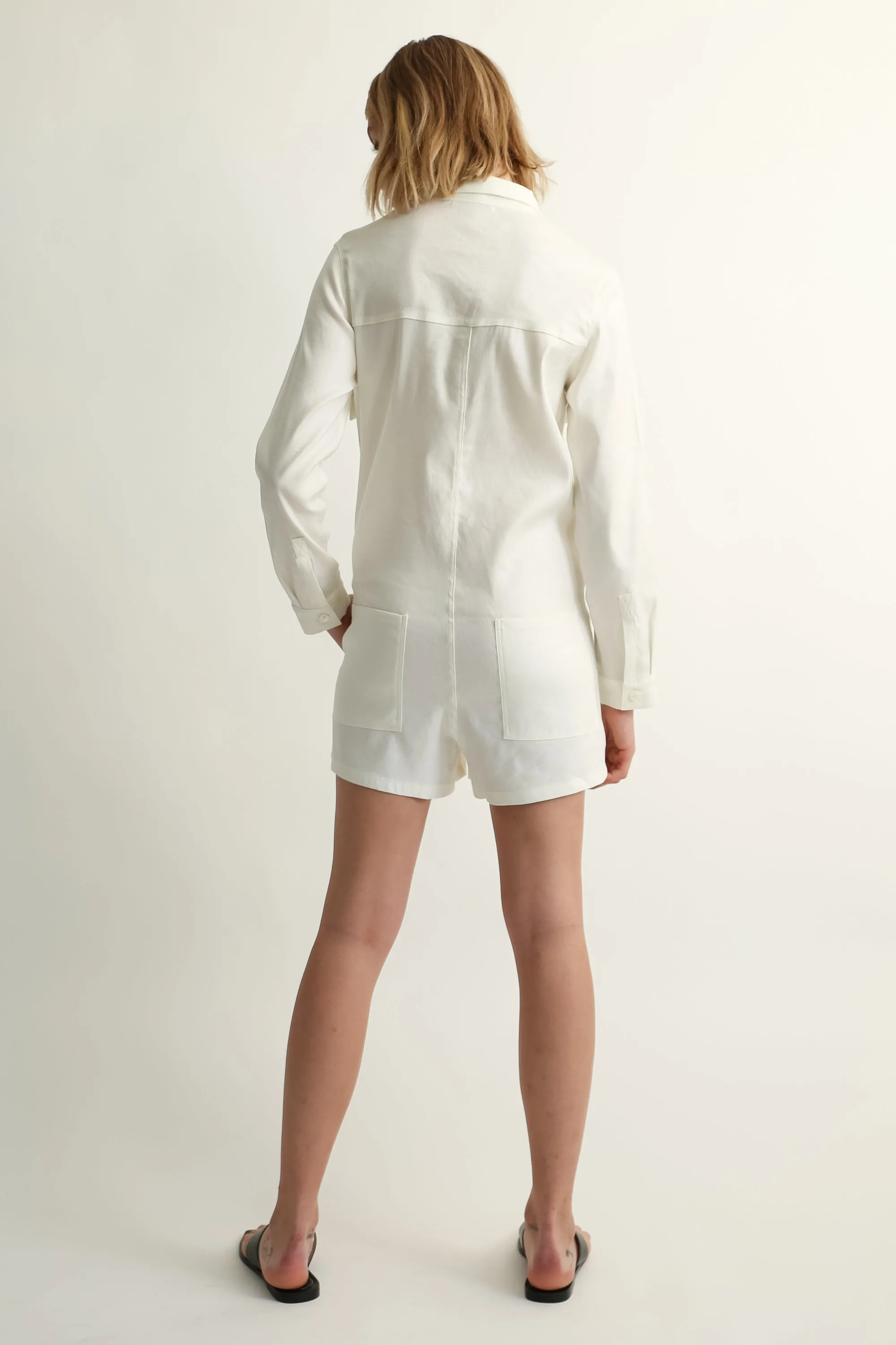 The Linen Utility Playsuit