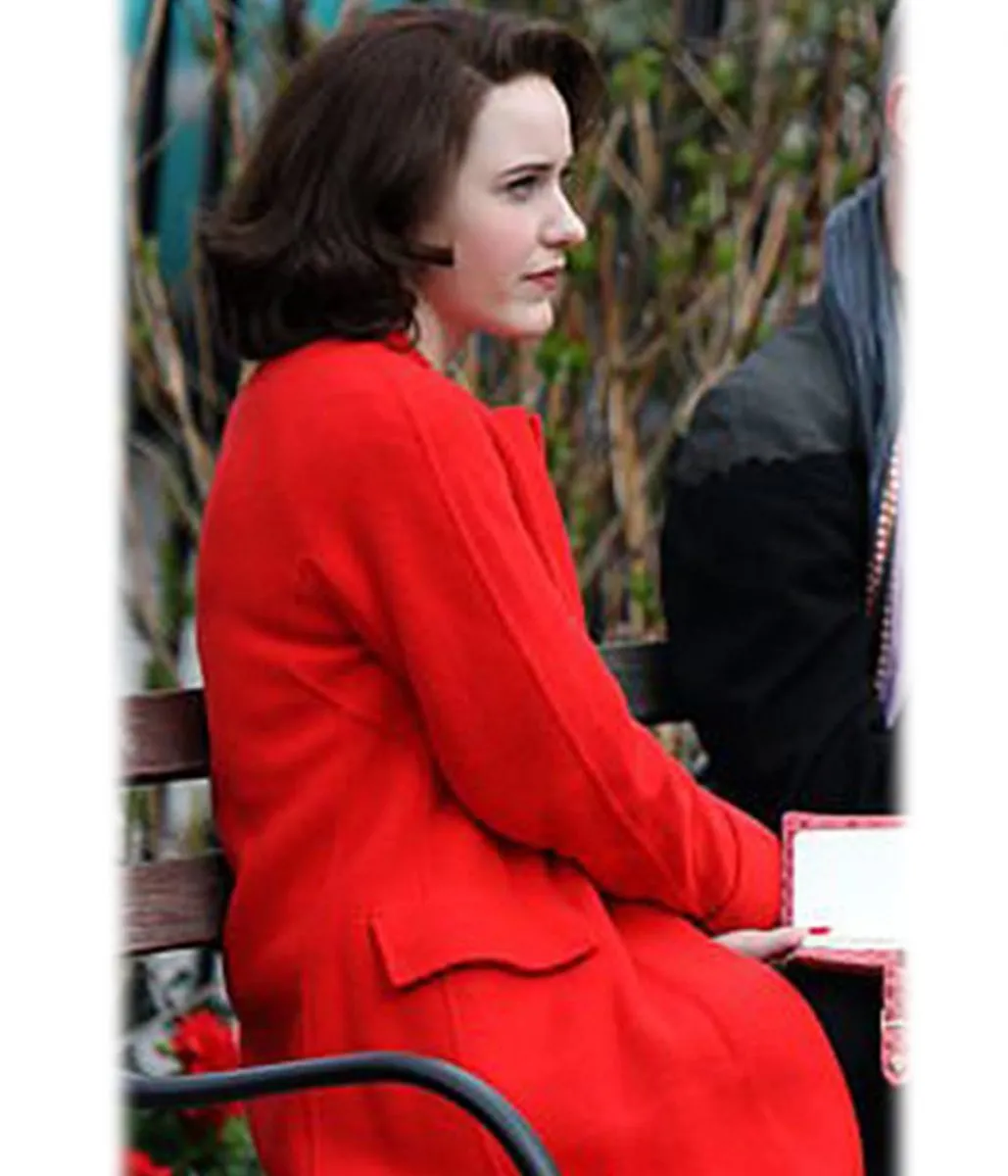 The Marvelous Mrs Maisel S04 Rachel Brosnahan Red Coat