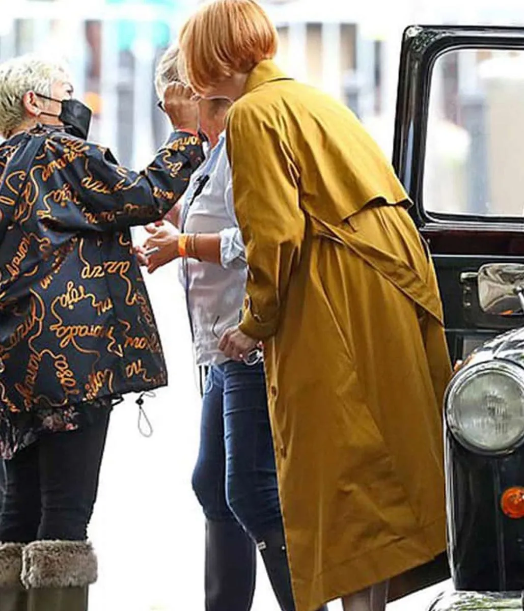 Tilda Swinton Three Thousand Years of Longing Golden Belted Coat