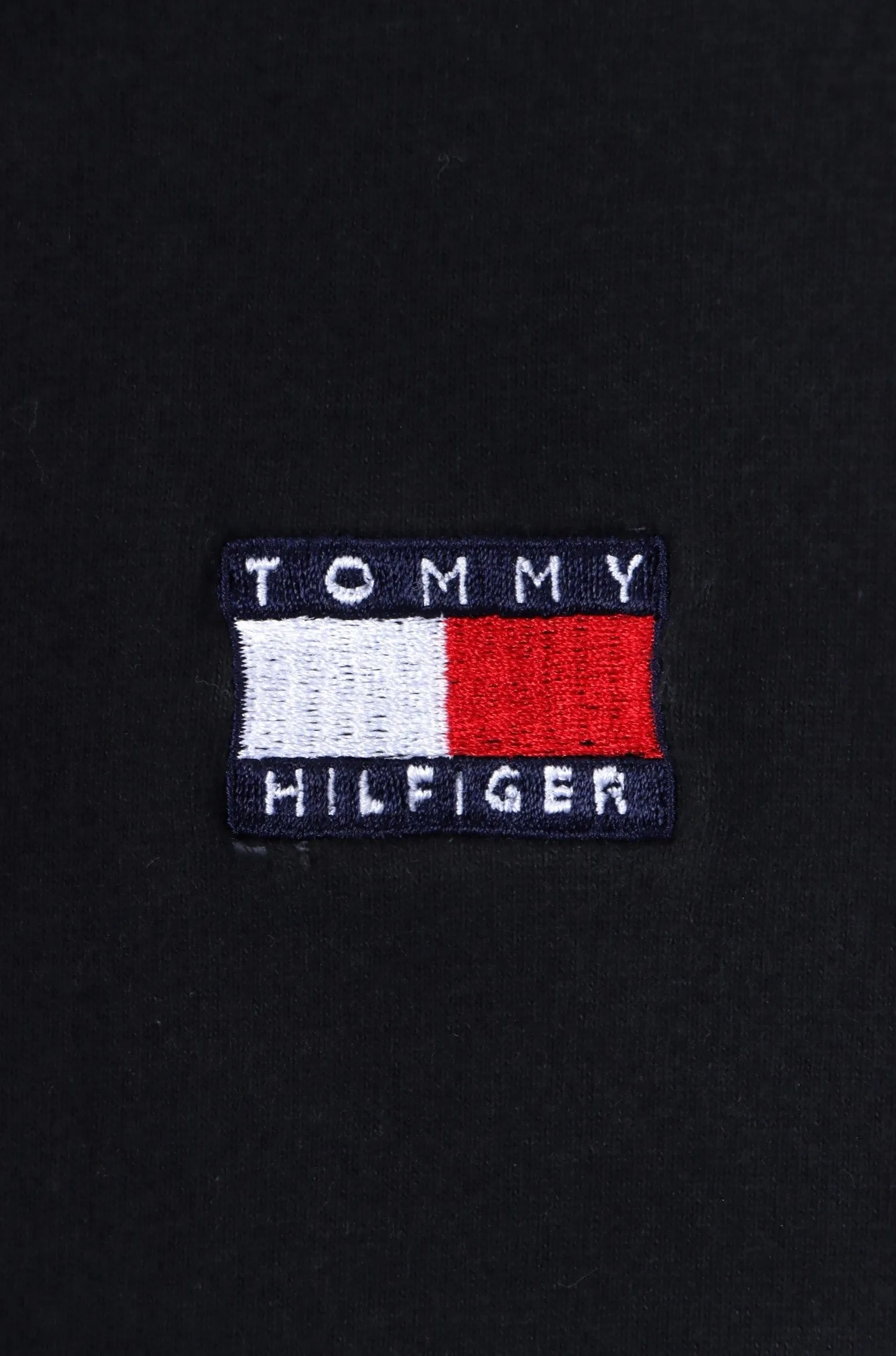 TOMMY HILFIGER BOOTLEG EMBROIDERED BOX LOGO SINGLE STITCH TEE (