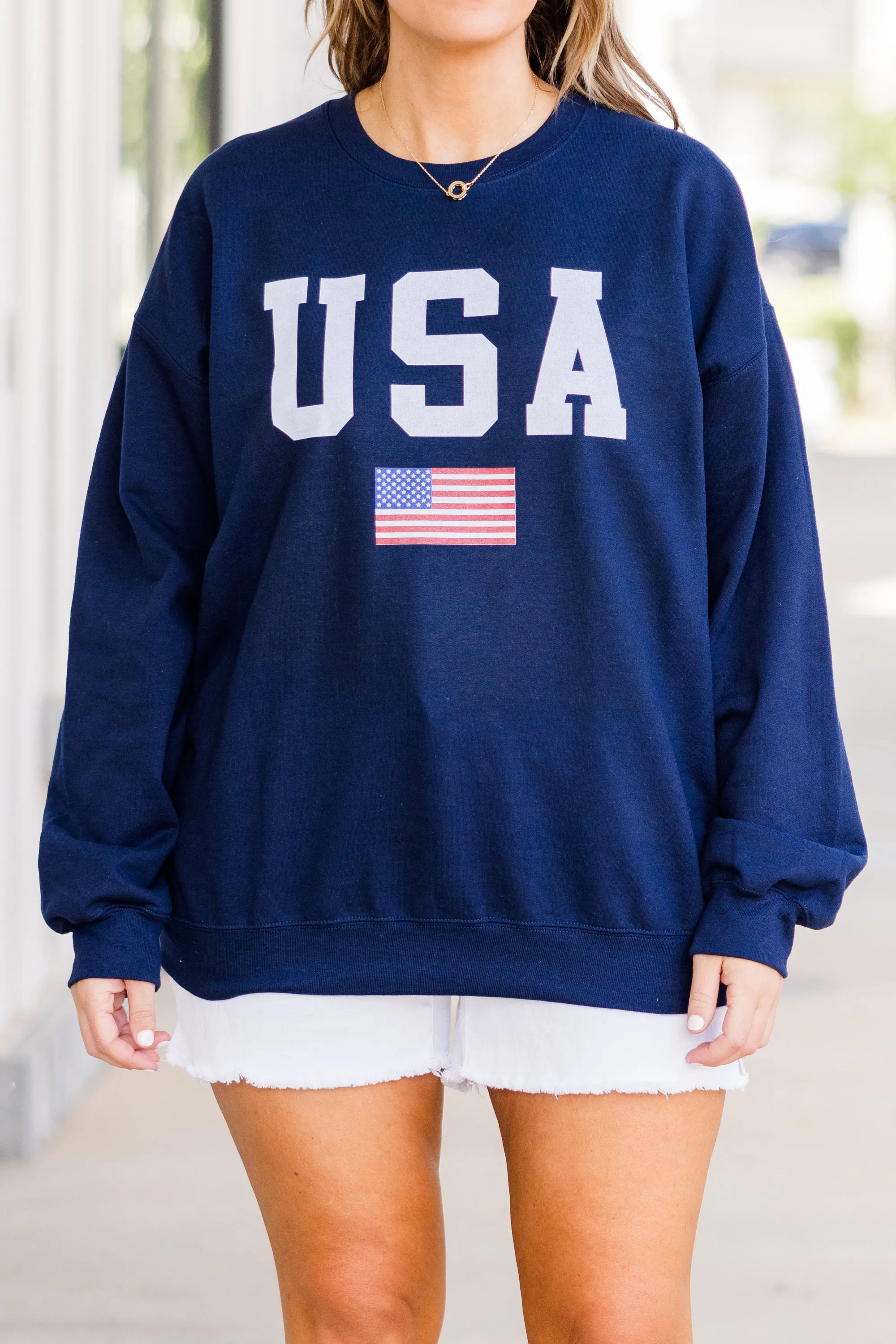 True American Spirit Sweatshirt, Navy