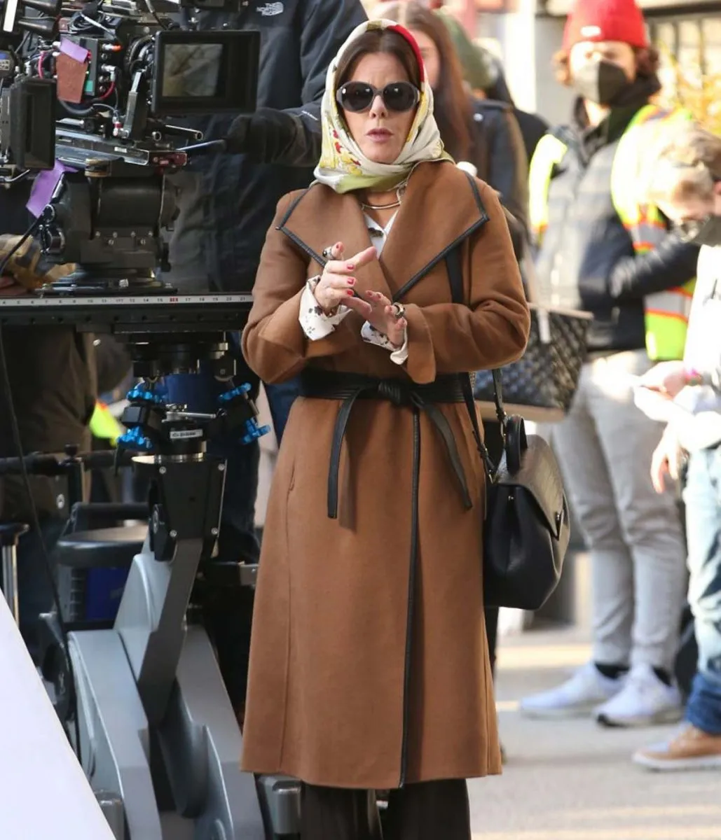 Uncoupled Marcia Gay Harden Belted Coat