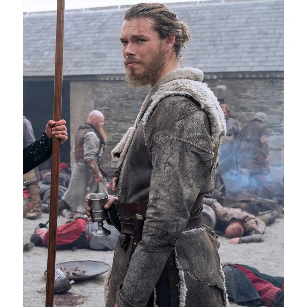 Vikings Sam Corlett Shearling Coat