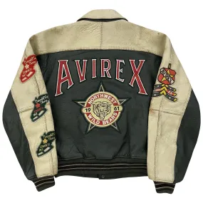 Vintage Avirex Leather Varsity Jacket