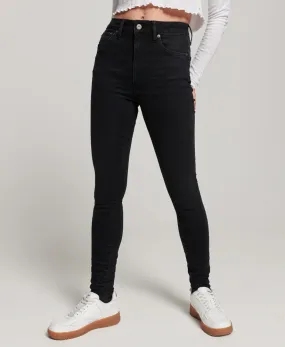 Vintage High Rise Skinny Jeans | Black Rinse