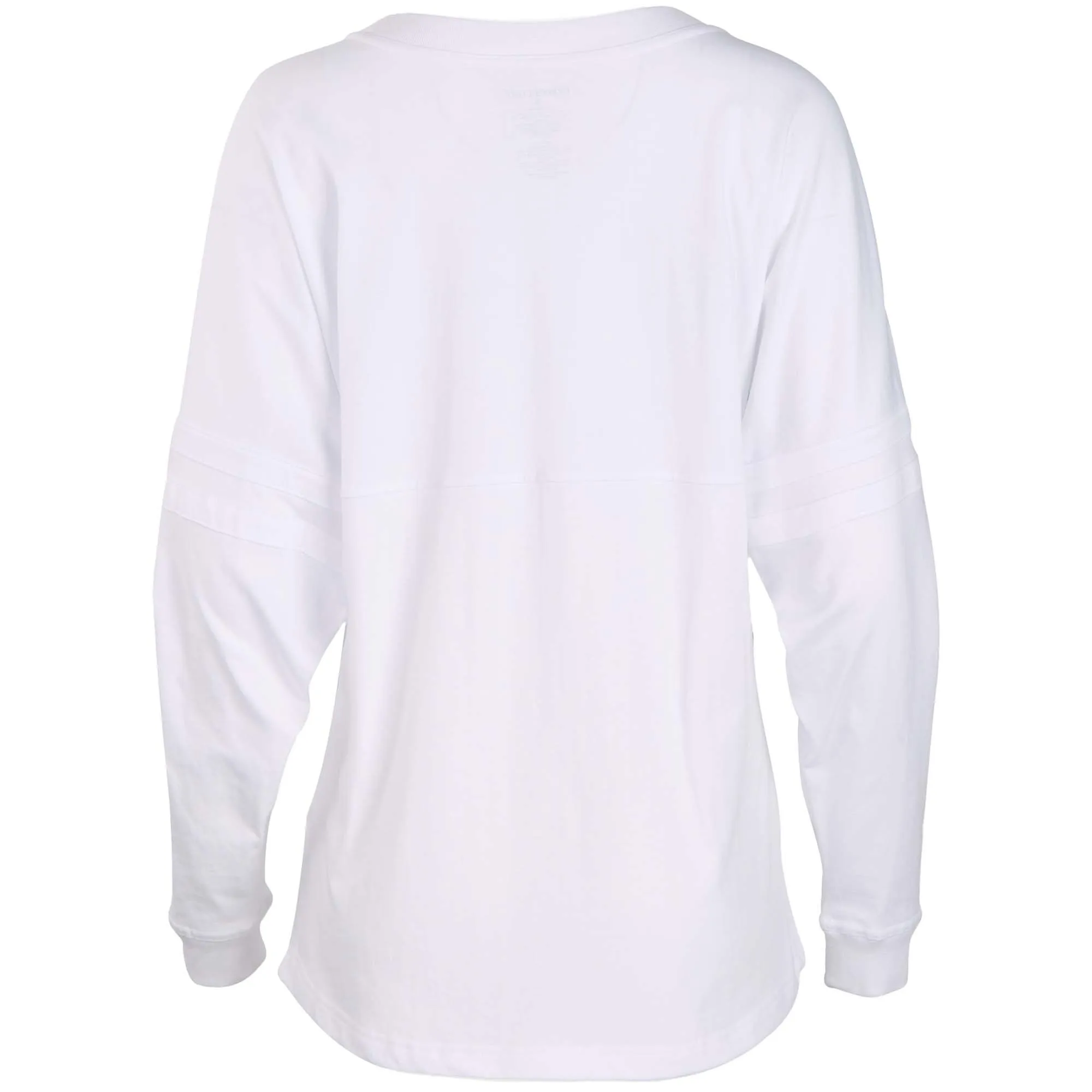 Women's White Arkansas Razorbacks Pom Pom Long Sleeve Jersey