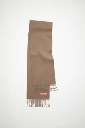 Wool scarf pink label - Narrow