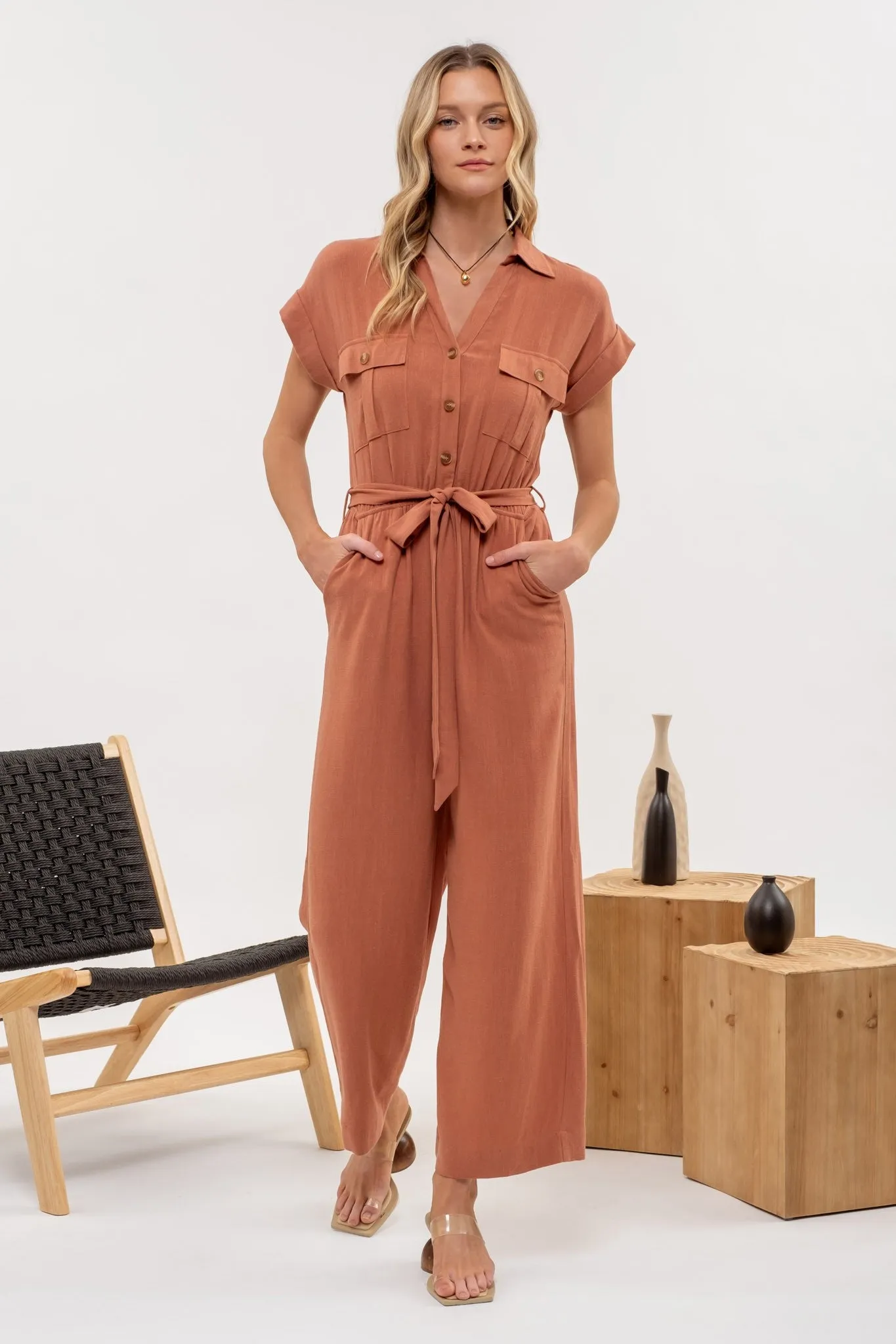 Working Girl Jumpsuit - 2 Colors