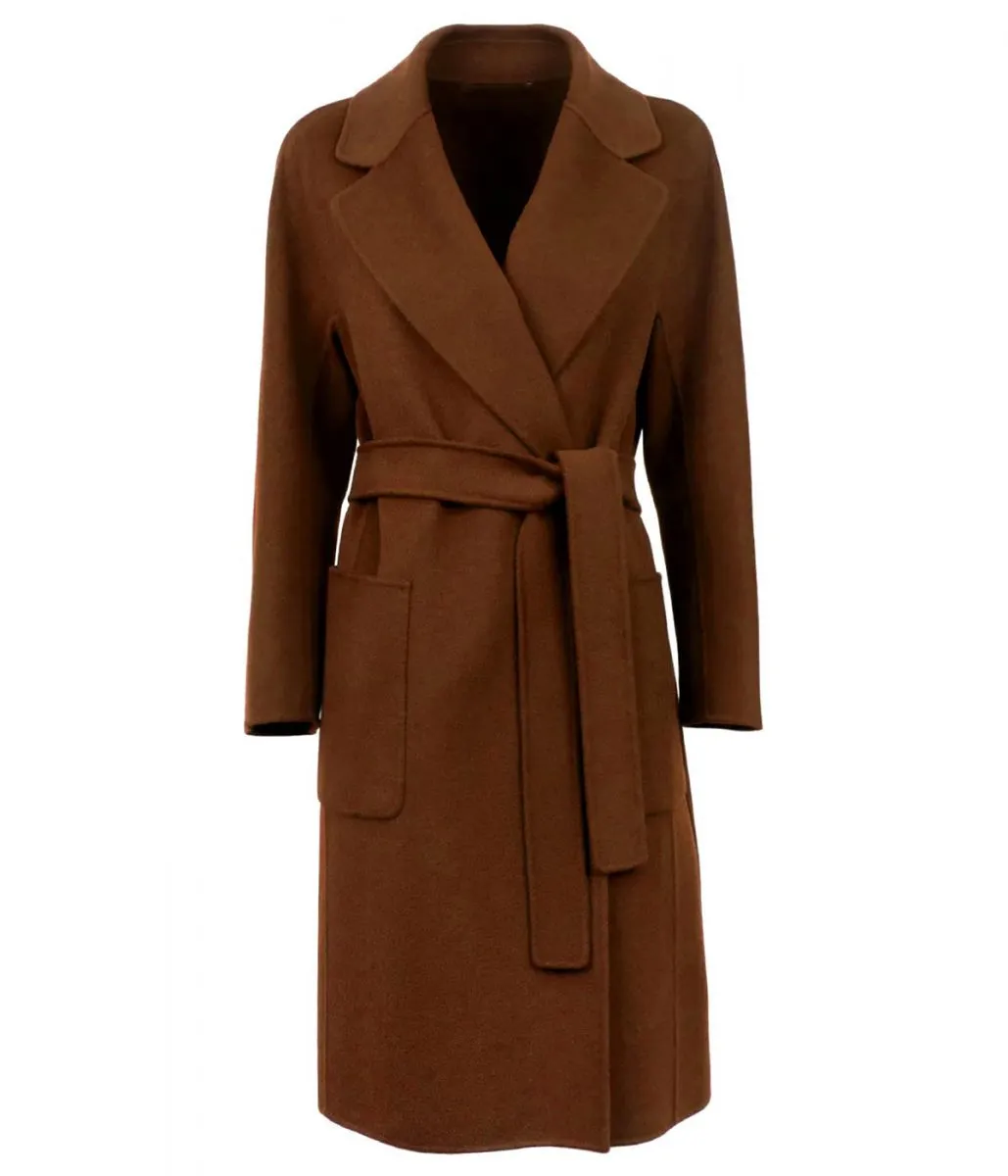 Xaria Dotson Devil in Ohio Brown Wool Coat