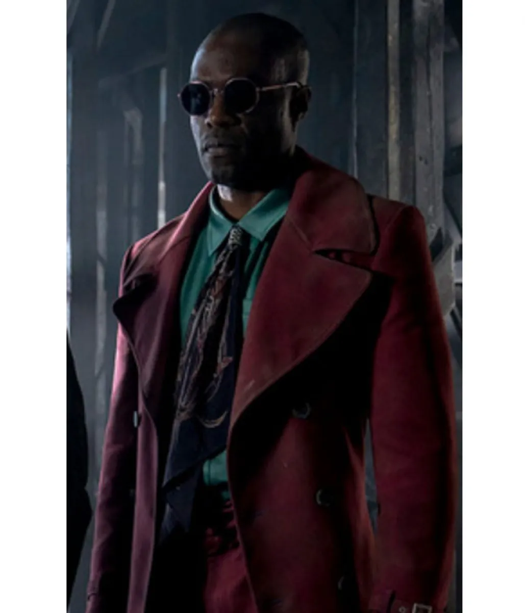 Yahya Abdul-Mateen II The Matrix Resurrections Pink Coat