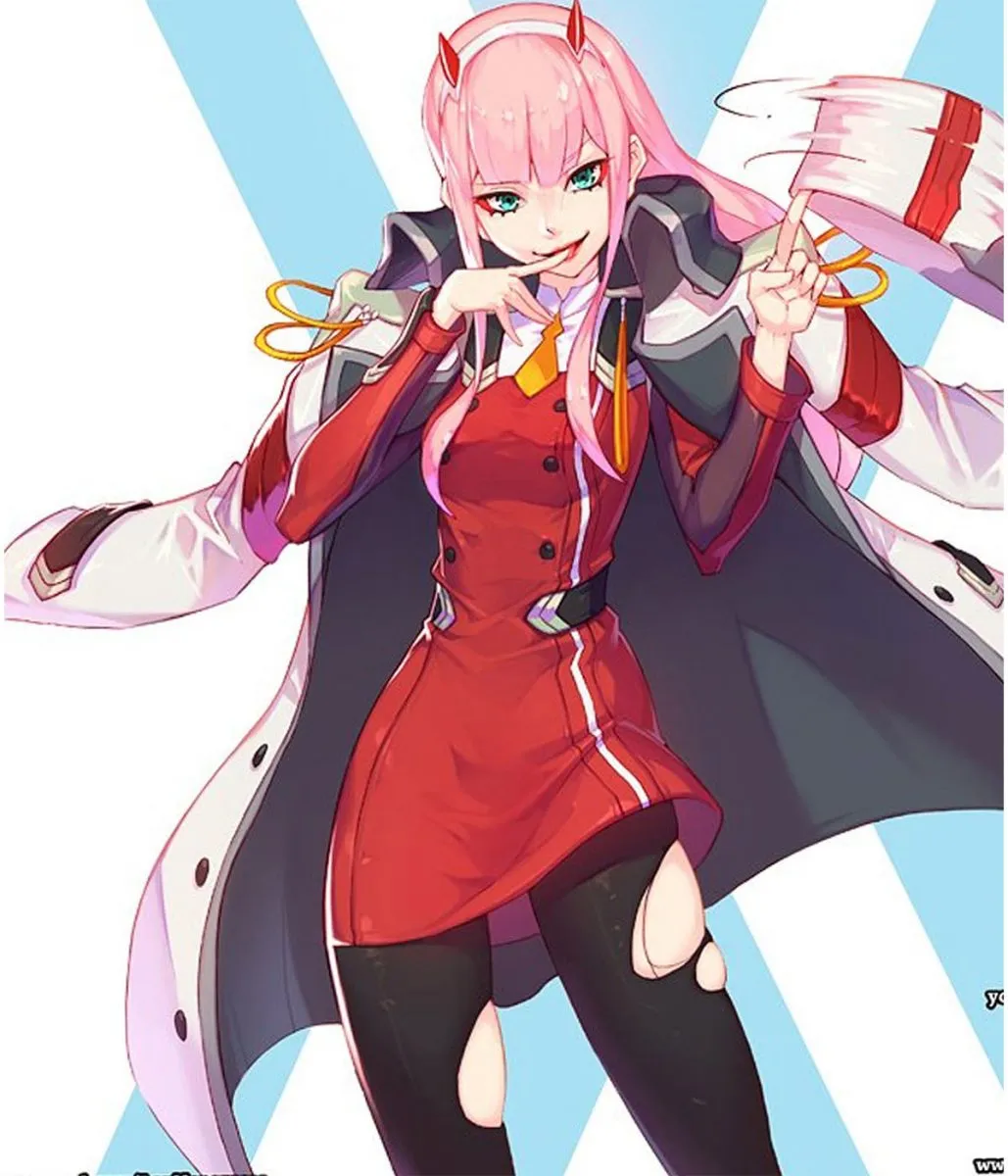 Zero Two Darling in the Franxx White Coat