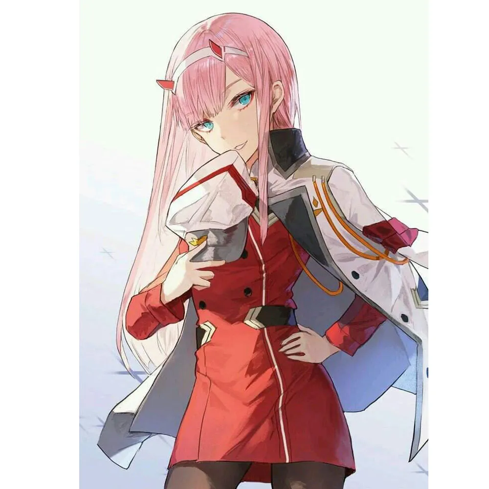 Zero Two Darling in the Franxx White Coat